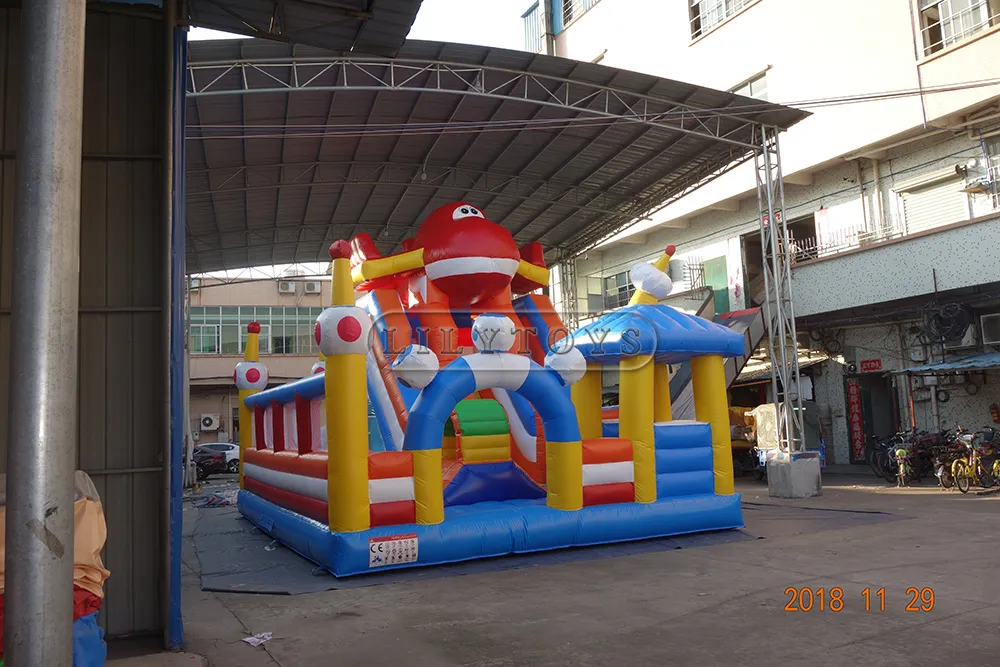 0.55mm PVC Tarpaulin Material Inflatable Jumping Castle