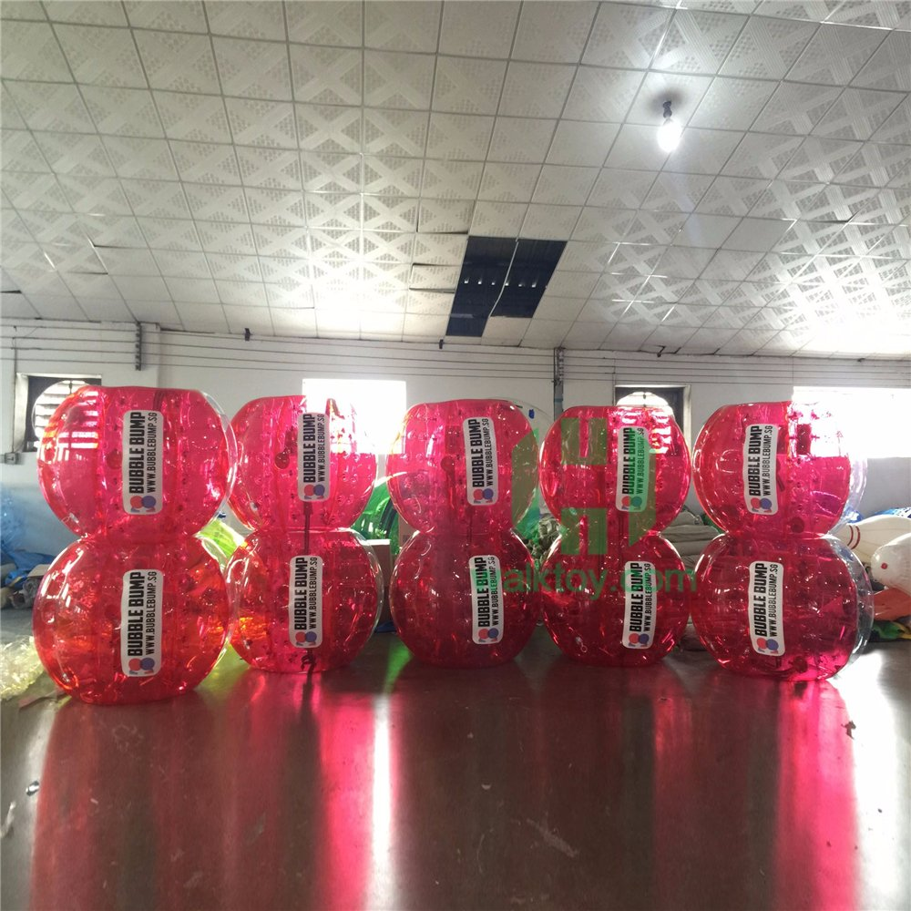 1.5m 0.8mm PVC Custom Logo Inflatable Bumper Ball Bubble Soccer Body Zorb Ball