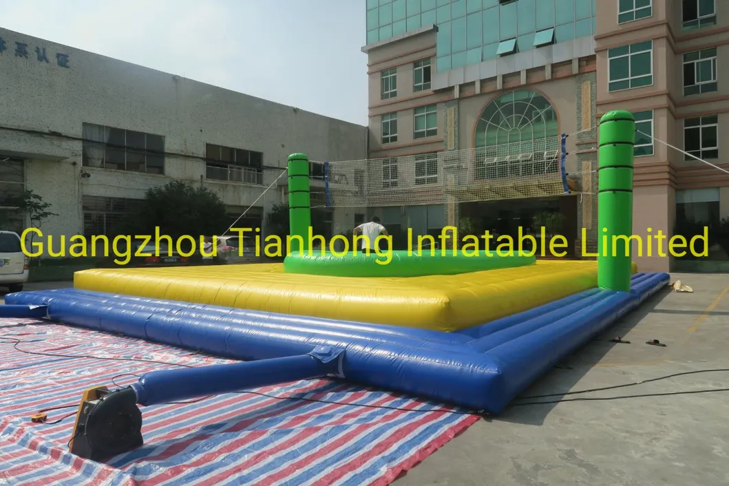 16X8m Outdoor Inflatable Bossball Sport Games Inflatable Beach Volleyball Court for Sale
