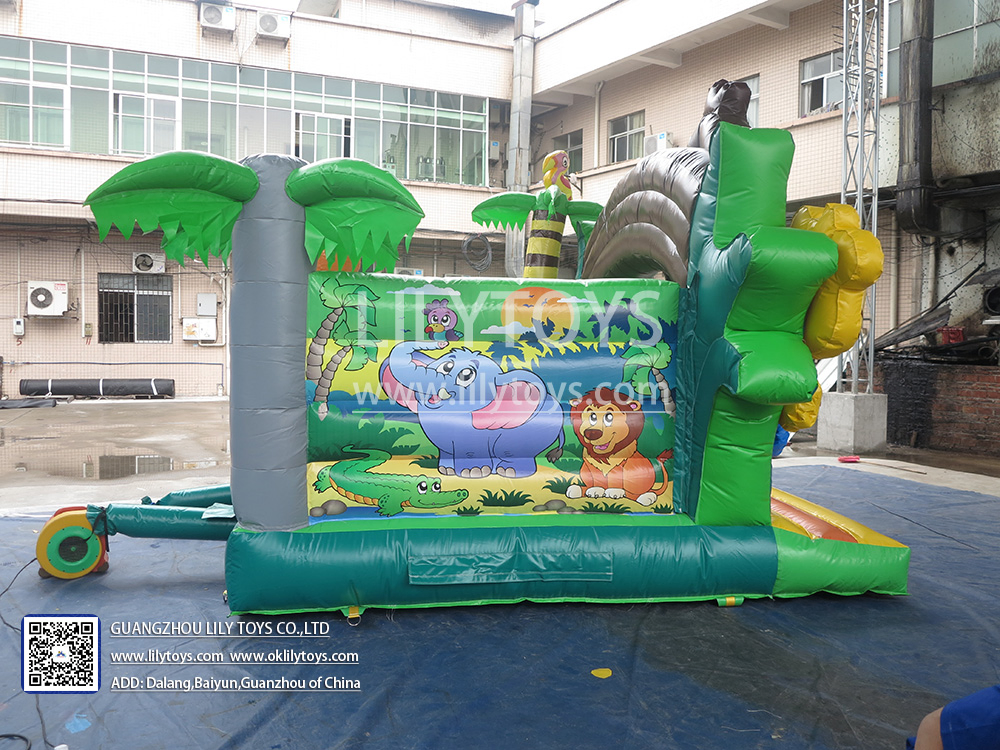 2021 Cheap Inflatable Bouncers Little Monkey Inflatable Bouncer Indoor for Kids