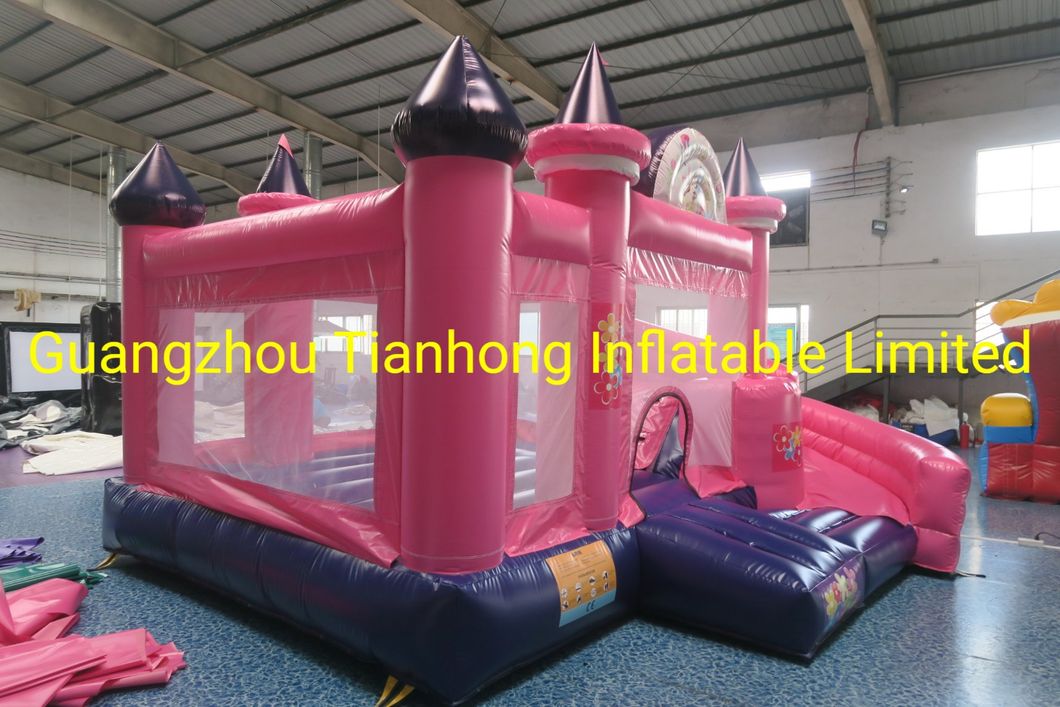 4.5X4m Pink Princess Bouncy Castle Jumping Castle