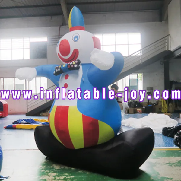 4m Tall Giant Inflatable Clown Cartoon