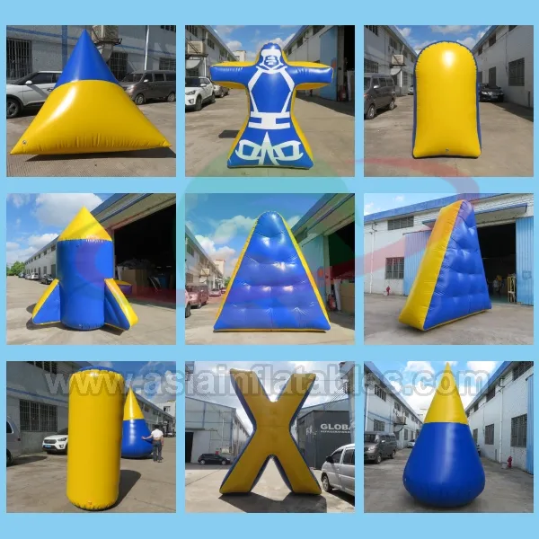 9 PCS Popular Inflatable Paintball Bunkers Set for CS Games