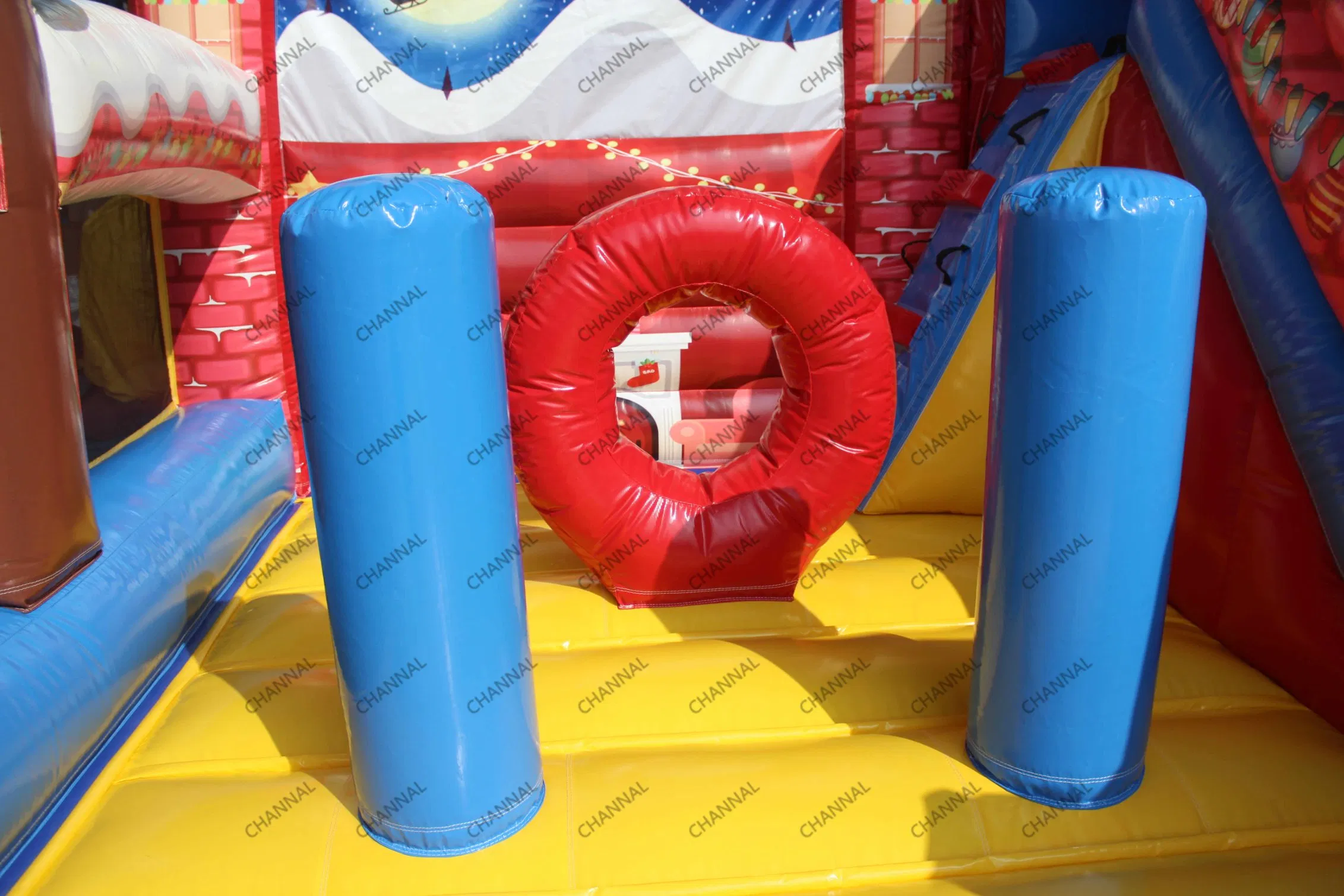 Adventure Bouncy Castles Audi Inflatable Sport Game Barnyard Inflatable Bouncer