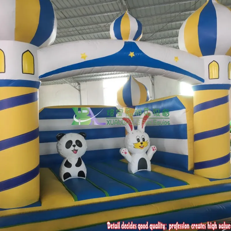 Aladdin Magic Lamp Inflatable Bouncer Castle, Children Party Bouncy Equipment Jump Moonwalk