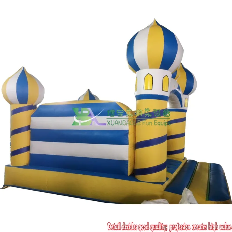 Aladdin Magic Lamp Inflatable Bouncer Castle, Children Party Bouncy Equipment Jump Moonwalk