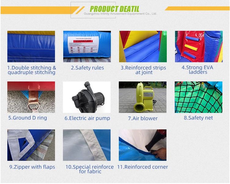 Attractive Inflatable Fun Games Hippo Chow Down Inflatable Game Inflatable Hungry Bungee Running Sport Game