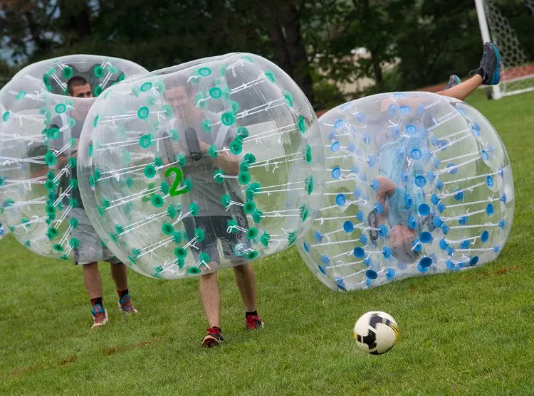 Inflatable Bumper Ball TPU/PVC Bubble Ball Outdoor Inflatable Football Games Adults Inflatable Body Bubble Soccer Balls