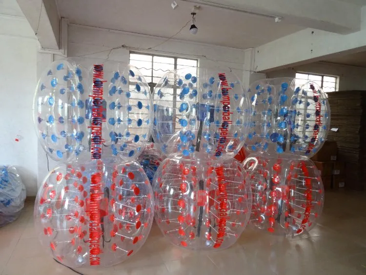 Inflatable Bumper Ball TPU/PVC Bubble Ball Outdoor Inflatable Football Games Adults Inflatable Body Bubble Soccer Balls