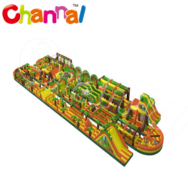 Cheap World's Biggest Inflatable Obstacle Course, Longest and Largest The Beast Adult Inflatable Obstacle Course for Adults
