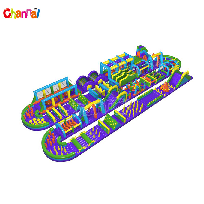 Cheap World's Biggest Inflatable Obstacle Course, Longest and Largest The Beast Inflatable Obstacle Course for Adults