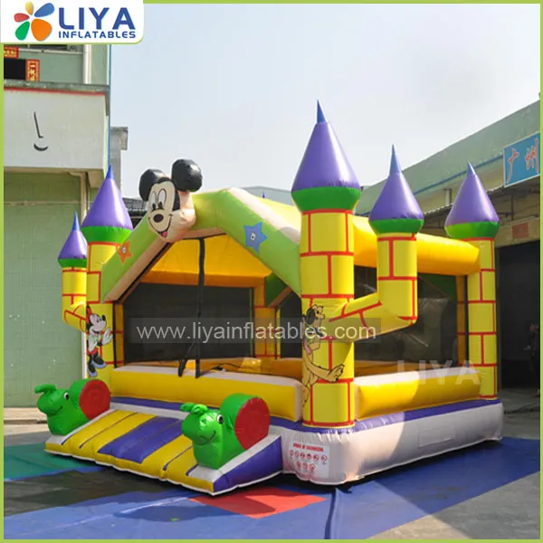 Classical 0.55mm PVC Mickey Inflatable Bouncy for Family Jumper Event
