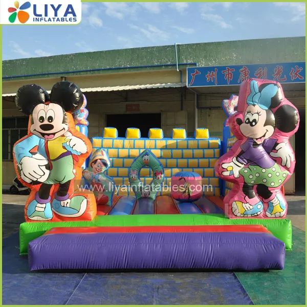 Classical 0.55mm PVC Mickey Inflatable Bouncy for Family Jumper Event