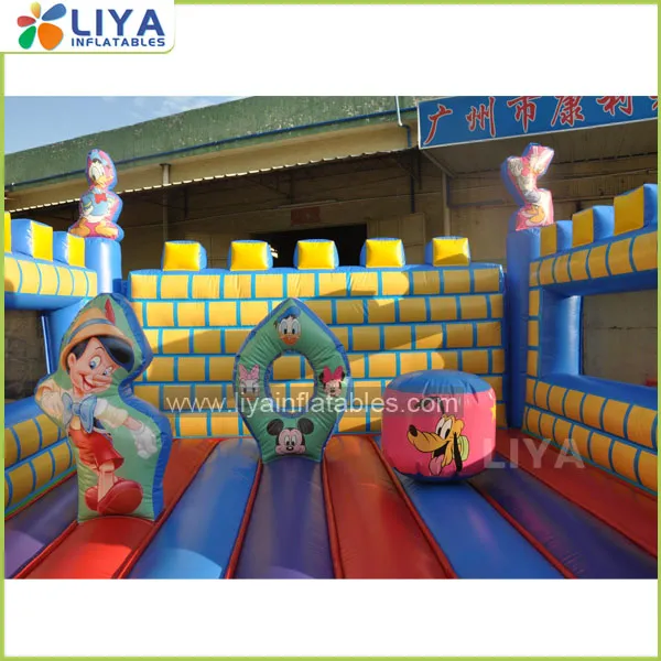 Classical 0.55mm PVC Mickey Inflatable Bouncy for Family Jumper Event