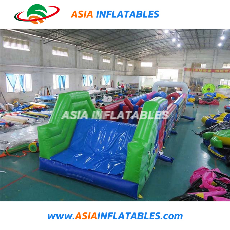 Commercial Grade Challenge Adult Inflatable Obstacle Course for Jumping Slide