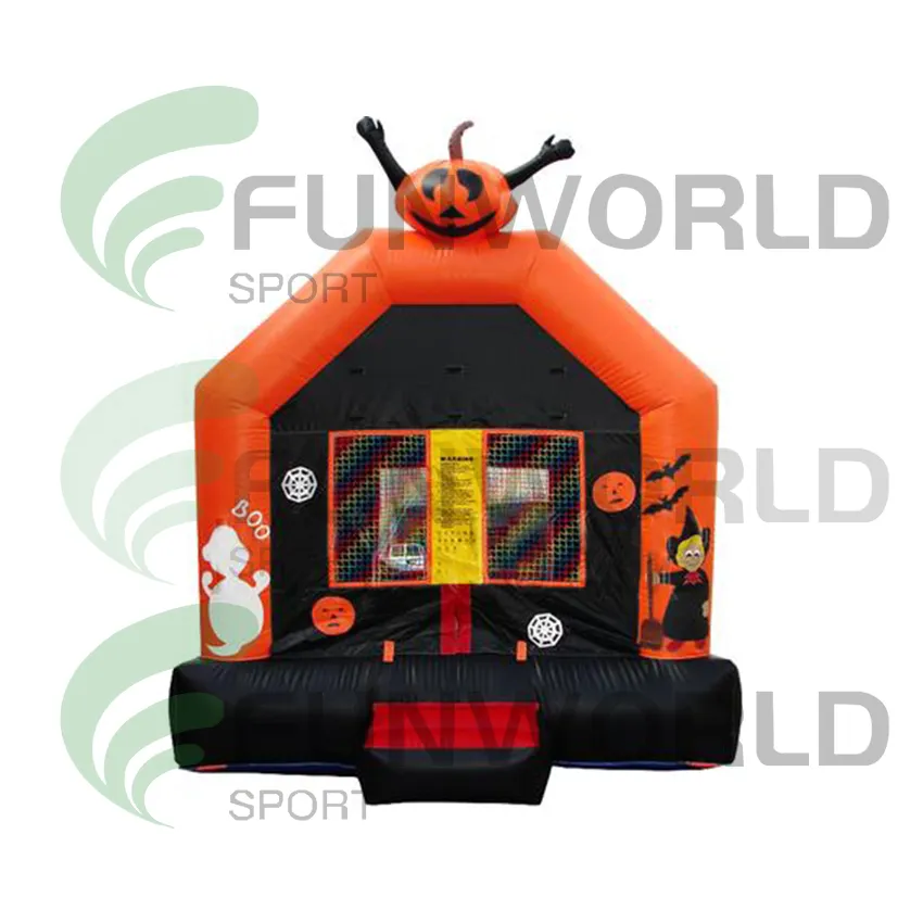 Commercial Inflatable Adult Jumping Bouncy Castle Combo Inflatable Jumping Trampoline Inflatable Bouncy Castle Slide Halloween Haunted House Halloween Combo