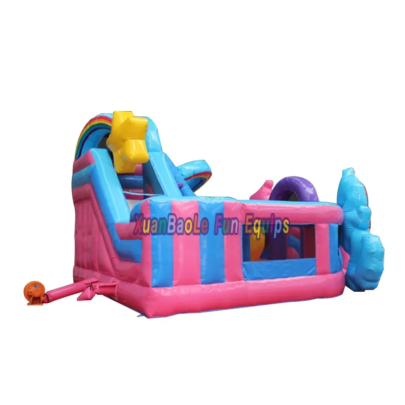 Commercial Party Jumpers Slide Bouncy Blow up Jumping Castle Unicorn Inflatable Bouncer Playground