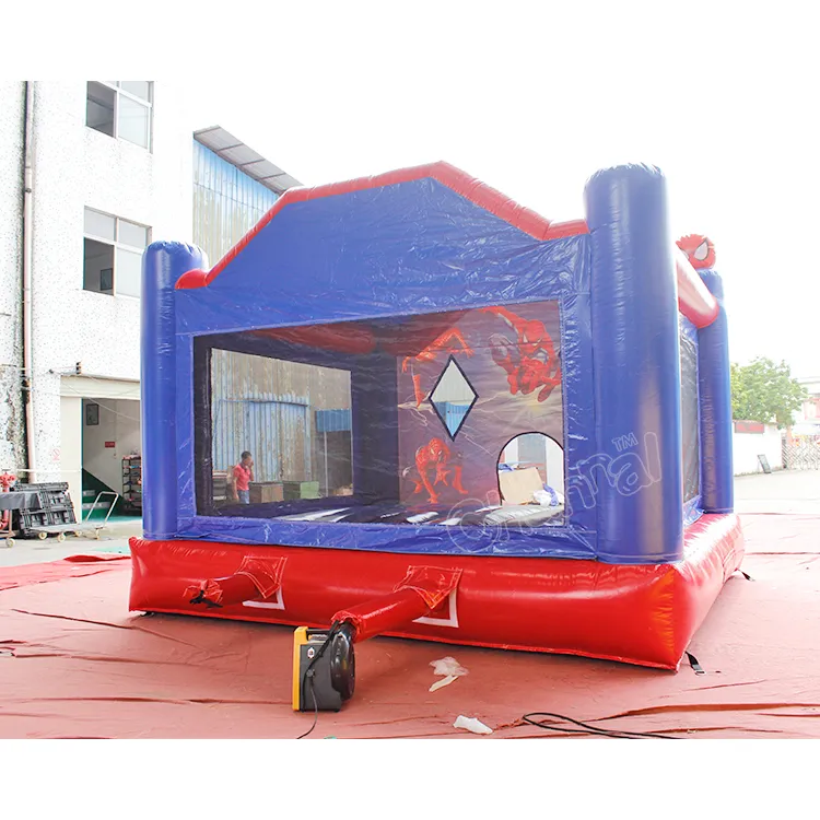 Custom Inflatable Spiderman Commercial Bounce House