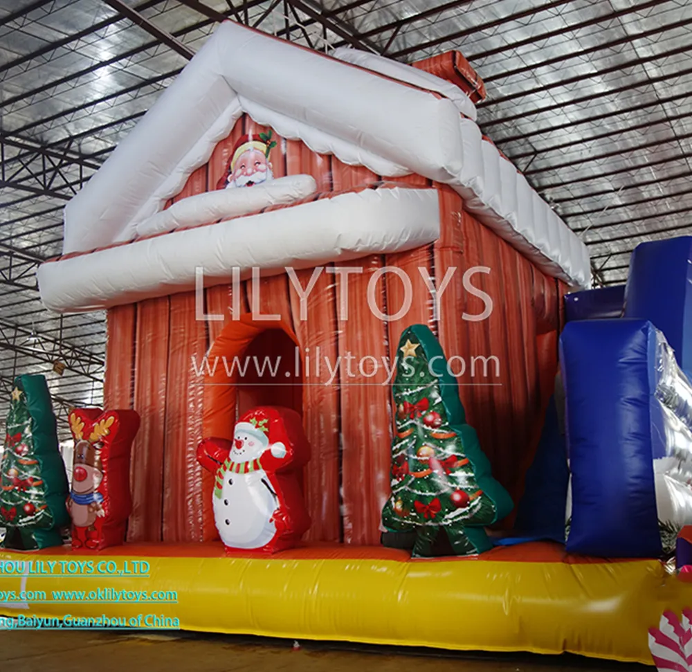 Customized Christmas Inflatable Small PVC Jumping Castle