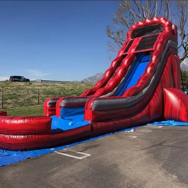 Factory Price Water Game Toy Big Pool Inflatable Slide for Sale