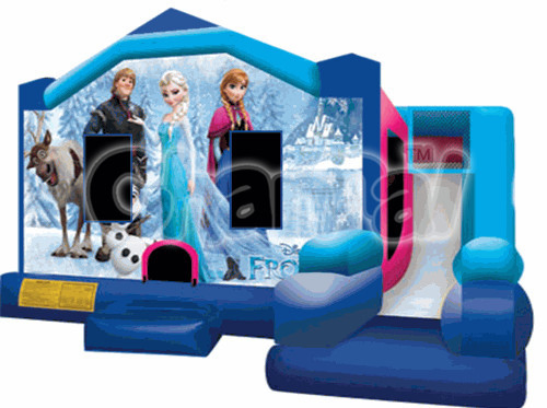 Frozen Combo Inflatable Bouncy Castle Slide for Sale CS109