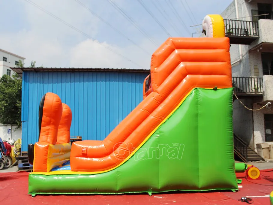 Giant Clown Inflatable Bouncy Slide Chsl668