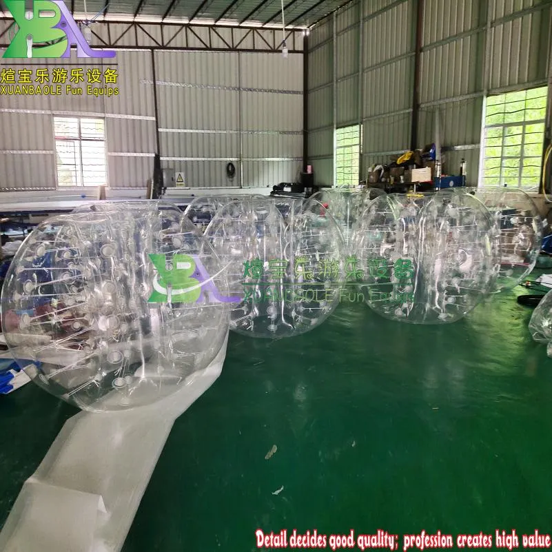Guangzhou Inflatable Colorful Body Bubble Ball Suit TPU/PVC Bubble Soccer for Children or Adults