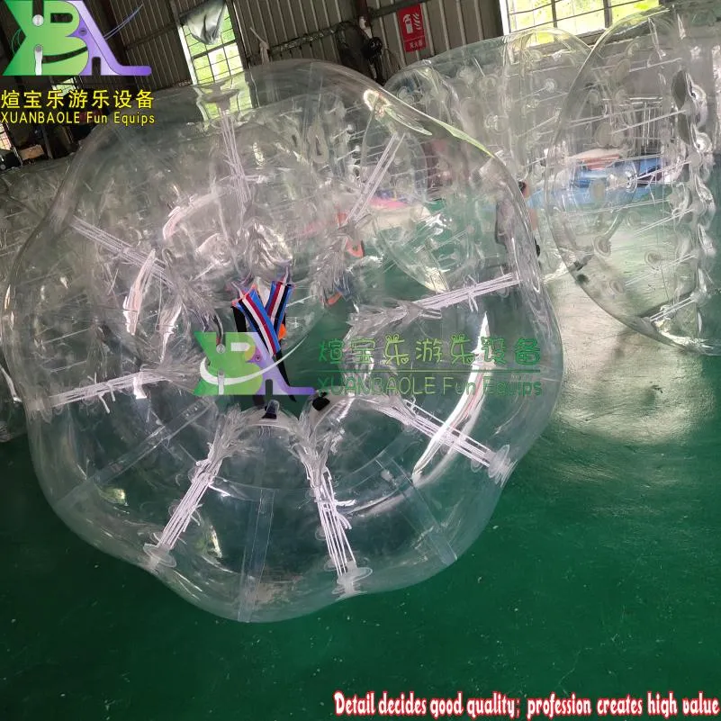 Guangzhou Inflatable Colorful Body Bubble Ball Suit TPU/PVC Bubble Soccer for Children or Adults
