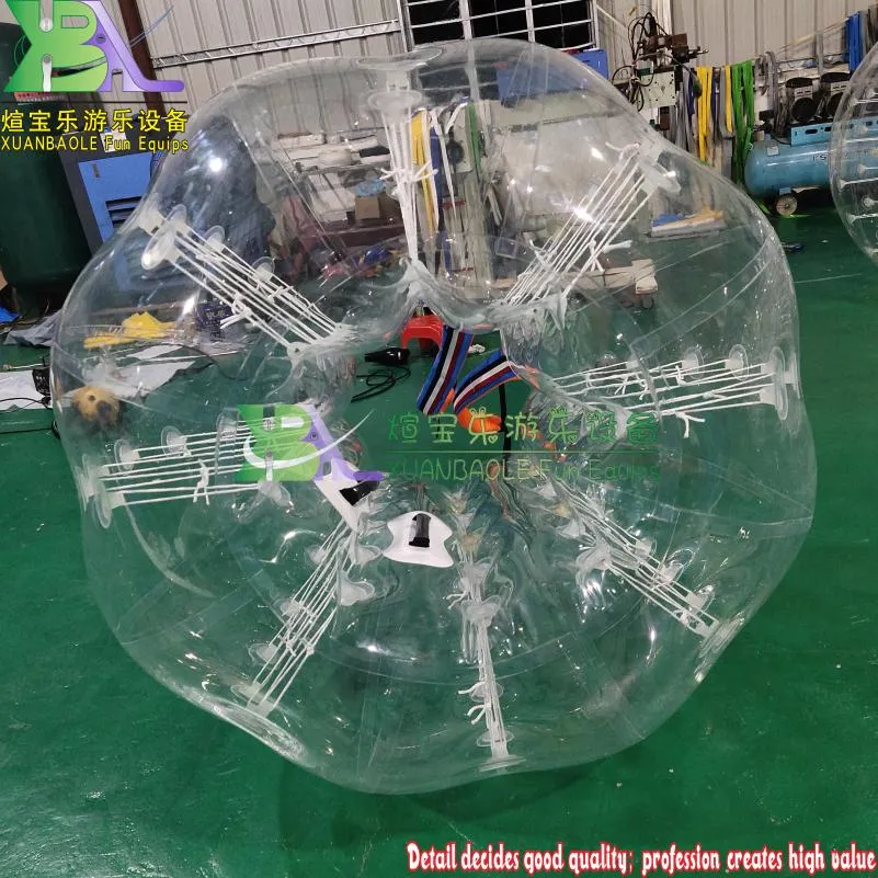 Guangzhou Inflatable Colorful Body Bubble Ball Suit TPU/PVC Bubble Soccer for Children or Adults