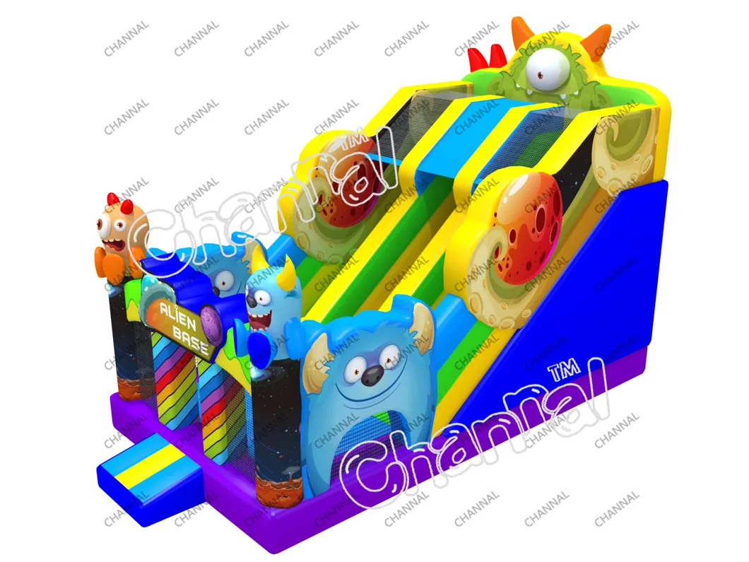 Haunted House Inflatable Slide