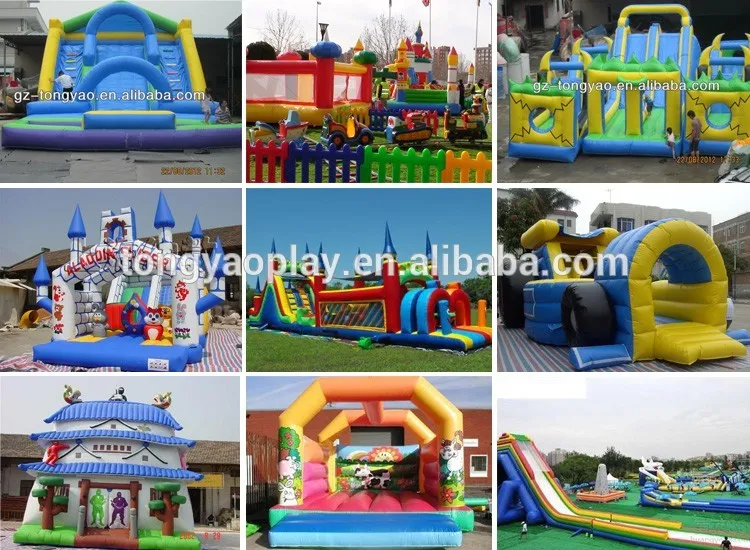 High Quality Naughtyt Amusement Park Inflatable Bouncer Slide, Inflatable Jumping