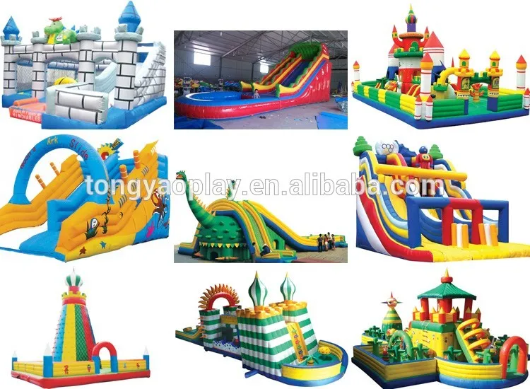 High Quality Naughtyt Amusement Park Inflatable Bouncer Slide, Inflatable Jumping