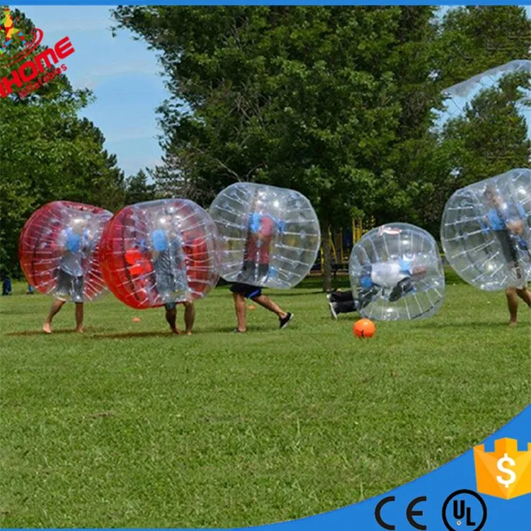 High Quality PVC and TPU Inflatable Human Bumper Soccer Bubble Ball
