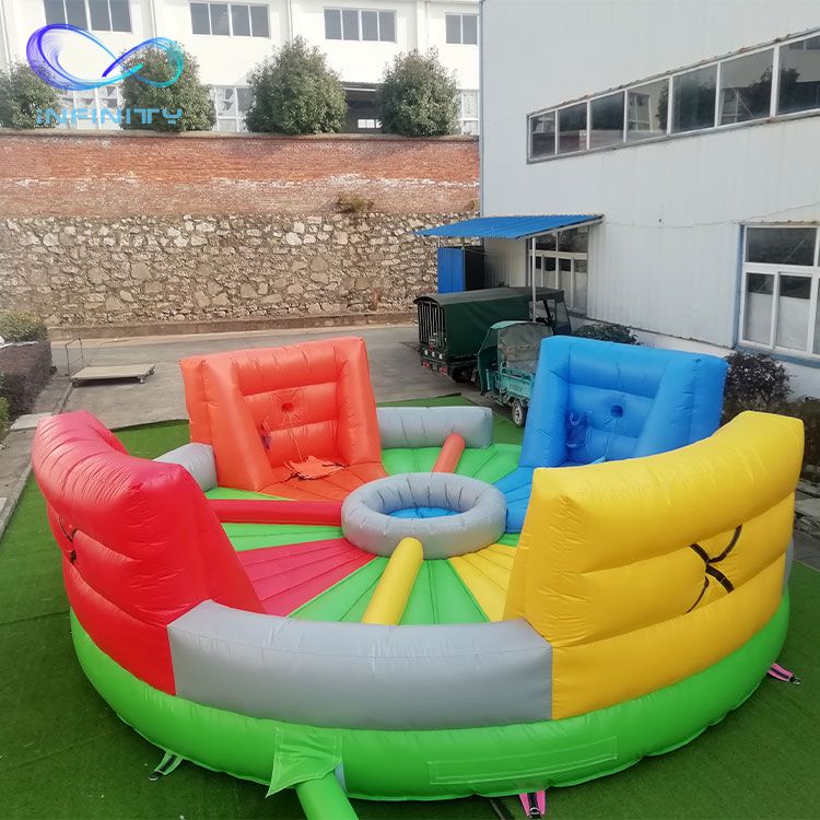 Hot Sale Inflatable Sport Game Inflatable Hungry Hippos Game Inflatable Hippo Chow Down