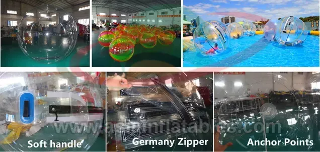 Hot Selling Human Hamster Inflatable Rolling Ball for Water or Stage