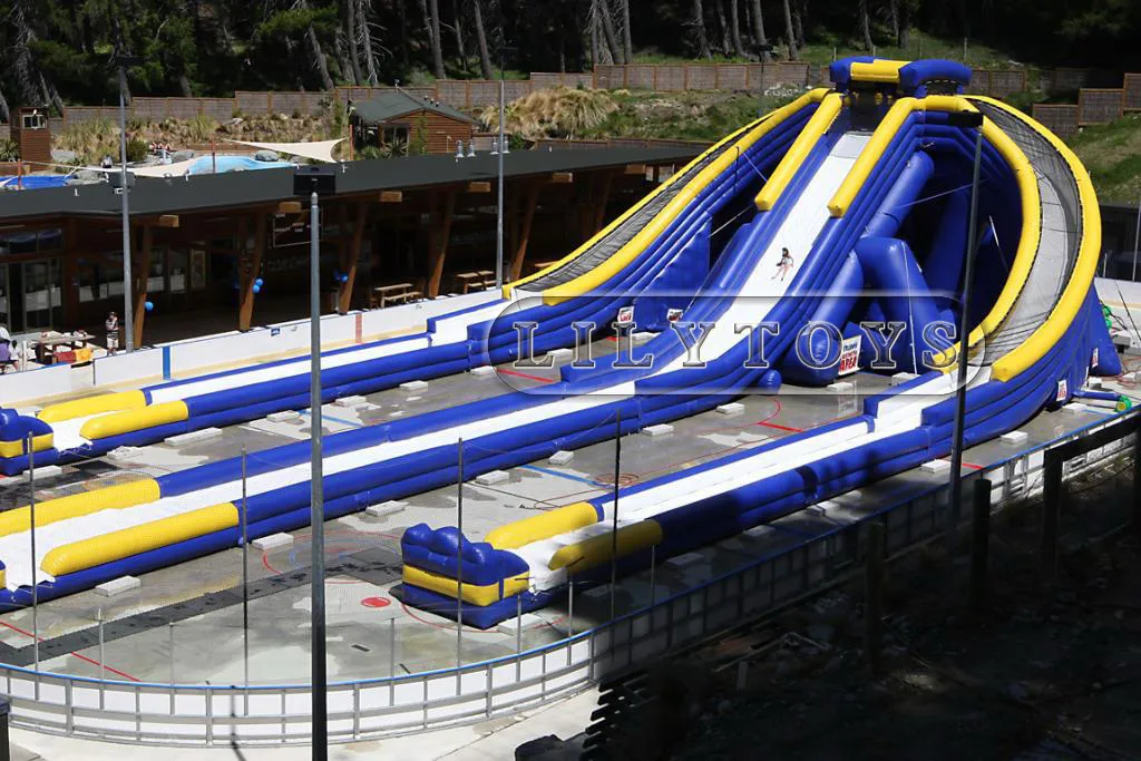 Inflatable Hippo Slide Giant Long Water Slide