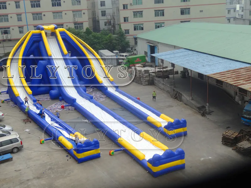 Inflatable Hippo Slide Giant Long Water Slide