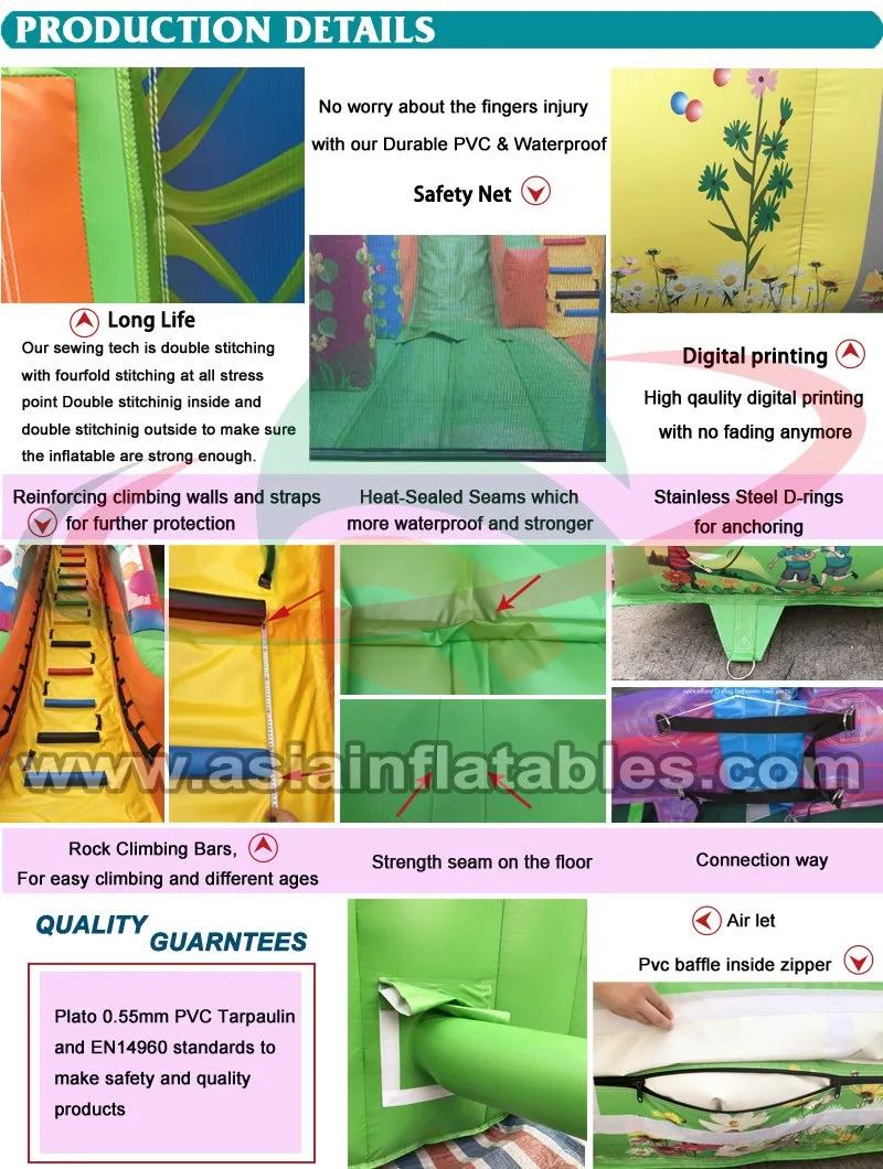 Inflatable Jungle Jumping Bounce House