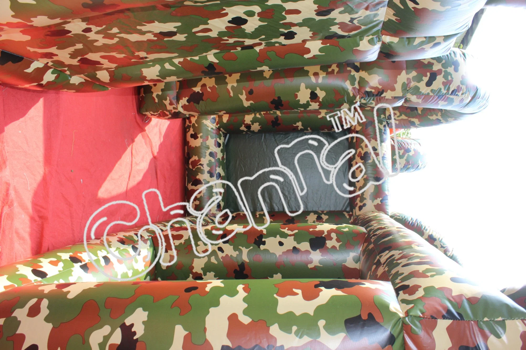 Inflatable Military Maze Outdoor Sport Inflatable Camouflage Maze