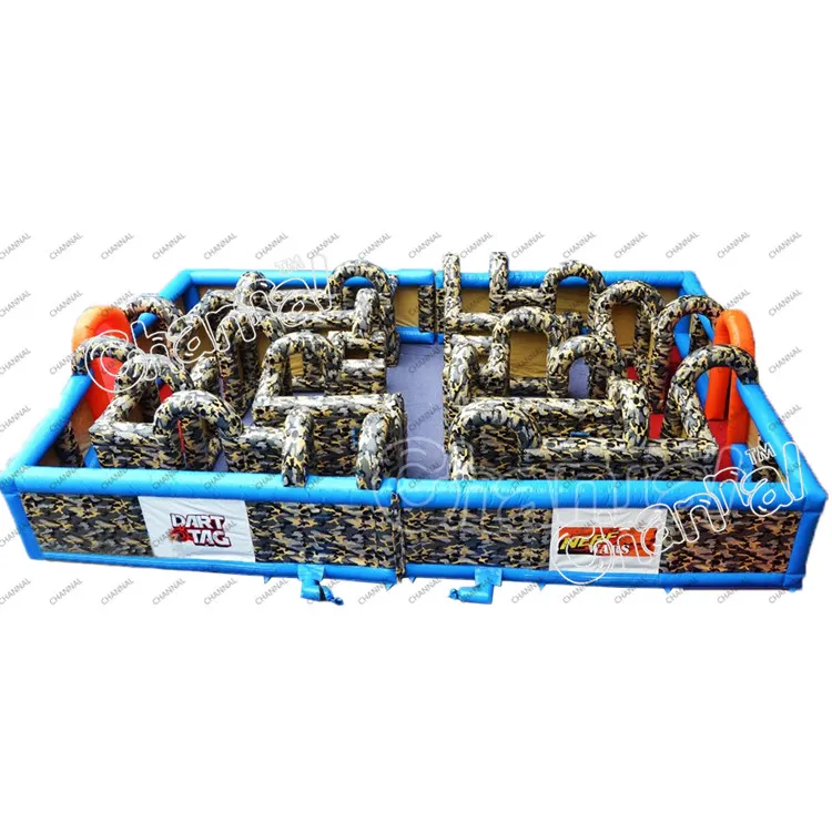 Inflatable Military Maze Outdoor Sport Inflatable Camouflage Maze