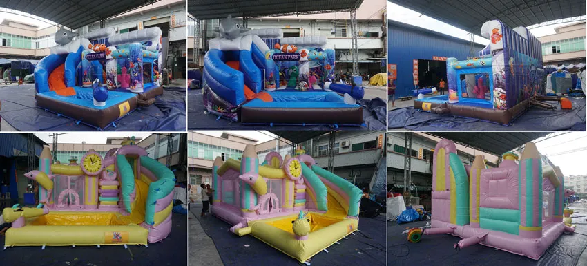 Inflatable Moonwalk Bounce House Castle for Kids