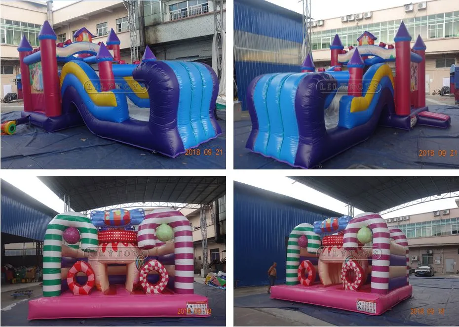 Inflatable Moonwalk Bounce House Castle for Kids