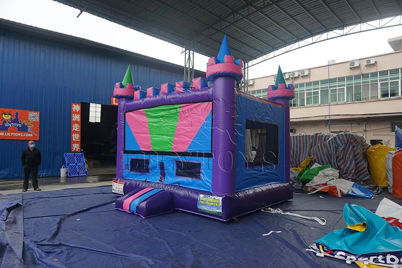 Inflatable Moonwalk Bounce House Castle for Kids