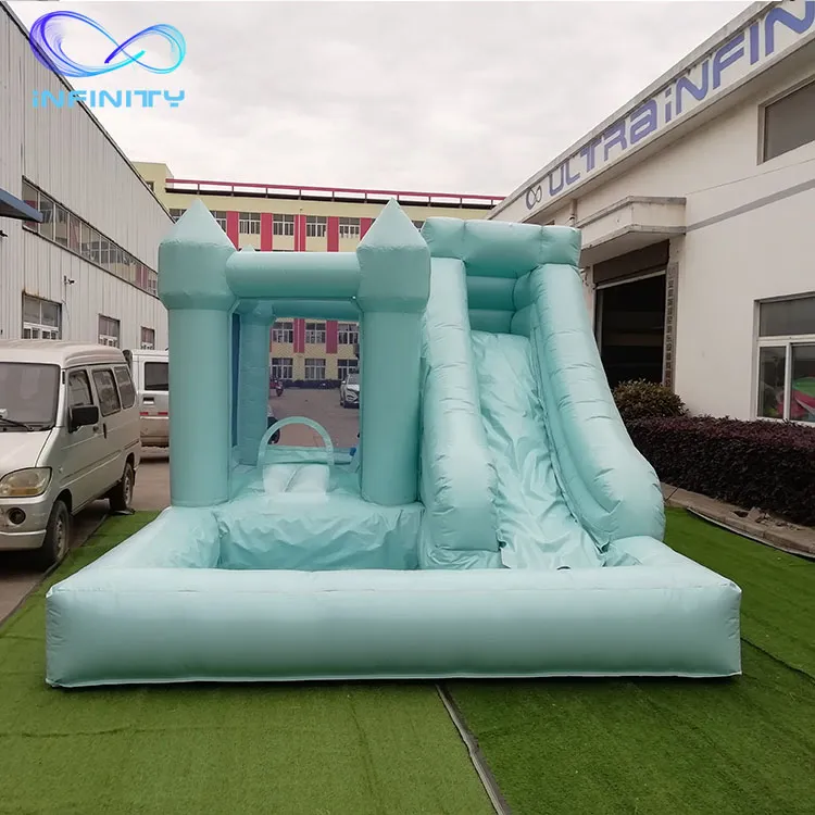 Inflatable Moonwalk with Pool Ball Pit Blow up Jumping Castle with Slide Inflatable Wedding Bounce for Sale