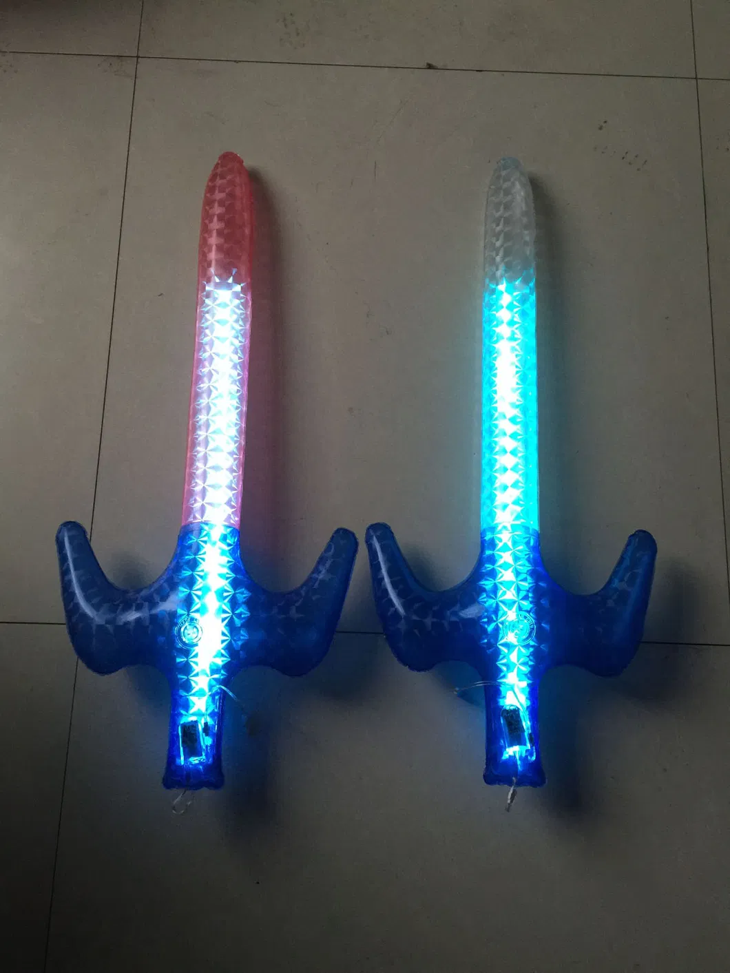Inflatable PVC Toy Sword with LED Light