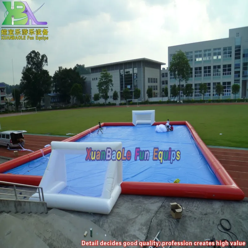 Inflatable Soccer Bubble Bumper Ball Field/ Quality Assurance Portable Football Field Inflatable Soccer Pitch