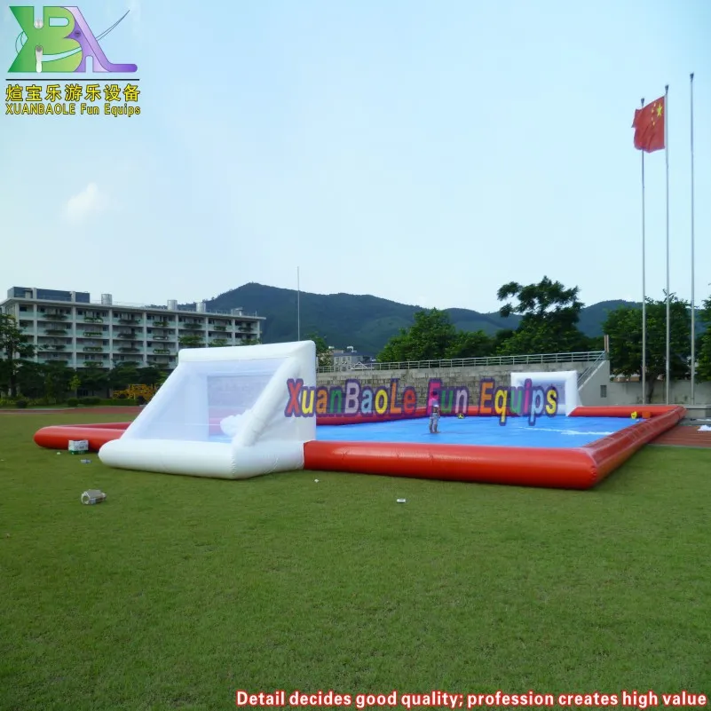 Inflatable Soccer Bubble Bumper Ball Field/ Quality Assurance Portable Football Field Inflatable Soccer Pitch