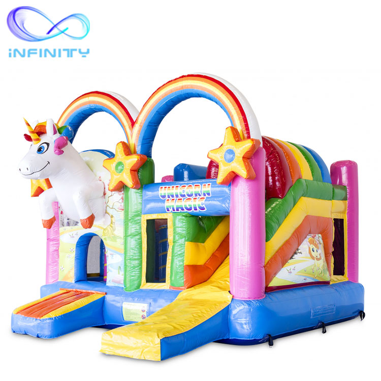 Inflatable Unicorn Air Jumping Castle Bouncer Slide Inflatable Combo for Kids