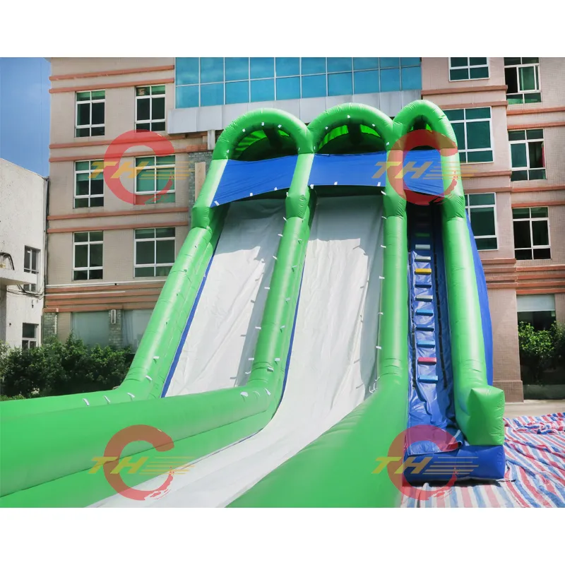 Inflatable Water Slide 20*6*8m Outdoor Giant Inflatable Hippo Water Slide