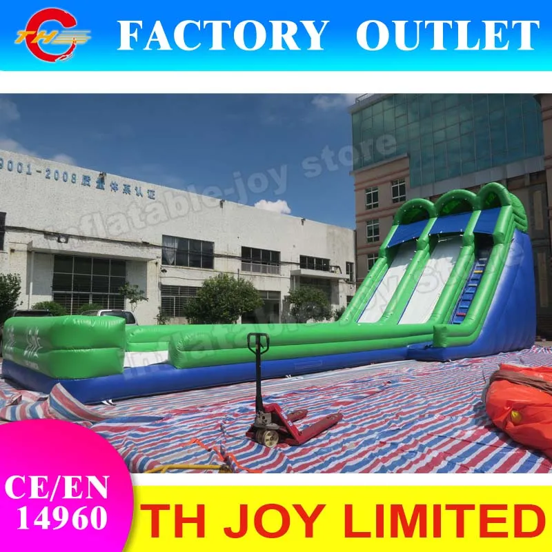 Inflatable Water Slide 20*6*8m Outdoor Giant Inflatable Hippo Water Slide